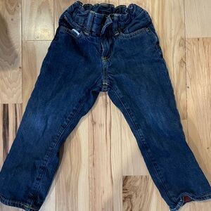 GAP jeans with Red and Black plaid lining